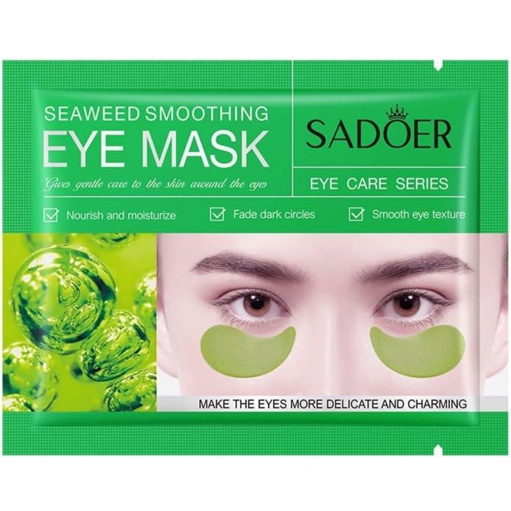 Under Eye Mask for Puffiness 1 Pair Collagen Seaweed Eye Patches Skincare E1